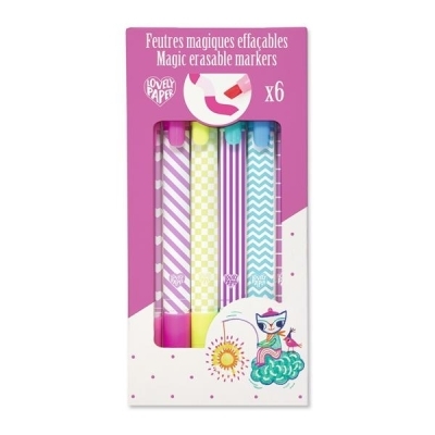 6 feutres magique effaçables | Crayons, feutres et peinture