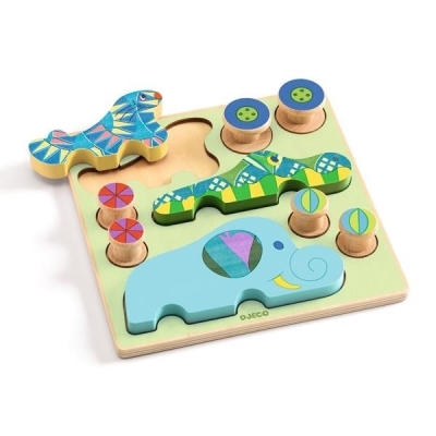 Puzz & Roll Bariolo | Puzzle en bois
