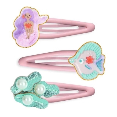 Plume / Barrettes Marina x3 | Bijoux et accessoires mode