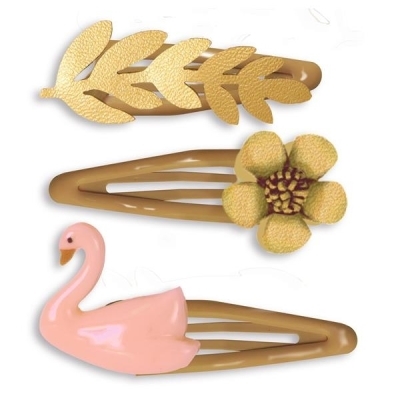 Plume / Barrettes Carmen x3 | Bijoux et accessoires mode