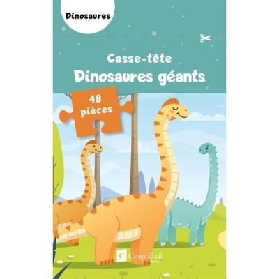 Casse-tête 48 - dinosaures géants  | Casse-têtes
