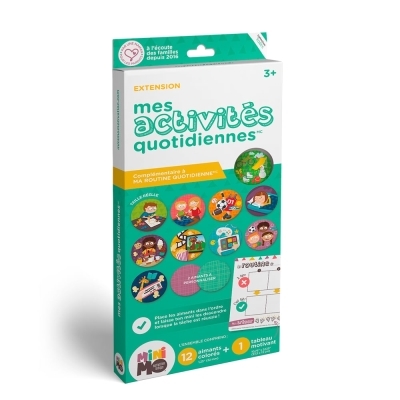 Mes activités quotidiennes (1 tableau + 12 aimants) | Ressources et matériels