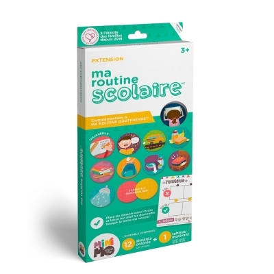 Ma routine scolaire (1 tableau + 12 aimants) | Ressources et matériels