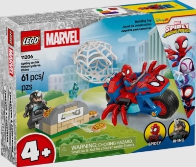 Lego : Marvel - Spider-Man sur sa moto contre Rhino | LEGO®