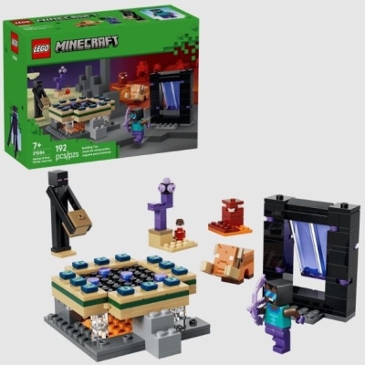 Lego : Minecraft - Le portail vers le Nether et l’End | LEGO®