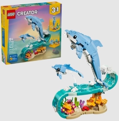 Lego : Creator - Les animaux marins : les magnifiques dauphins | LEGO®