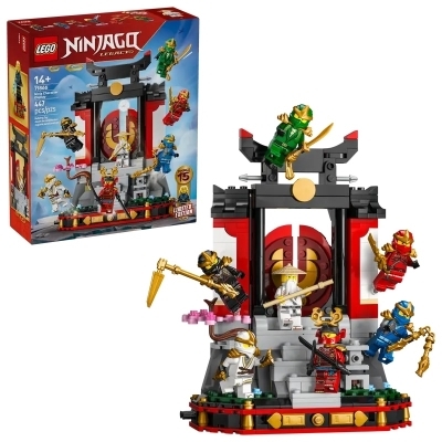 Le socle d’exposition de personnages ninjas – 15e anniversaire | LEGO®