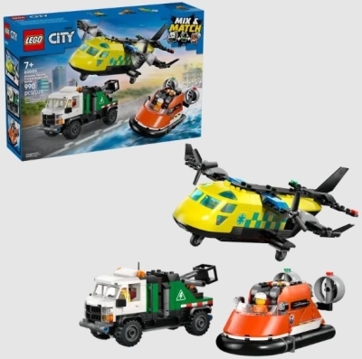 Lego : City - Avion, camion d’assistance et aéroglisseur à combiner | LEGO®