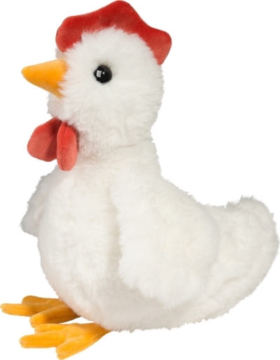 Peluche - Poulet blanc | Peluche et marionnette