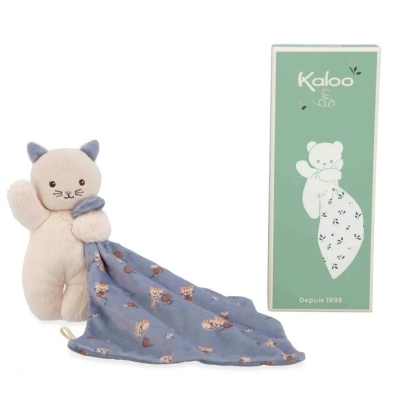 Carré douceur: doudou chat - lilas | Jeux collectifs & Jeux de rôles