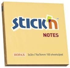 Feuillet adhésif 100f 3x3 ORANGE PASTEL | Papier,cahiers, tablettes, factures, post-it