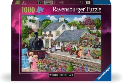 Casse-tête 1000 - Train siffleur arrête au chalet | Casse-têtes