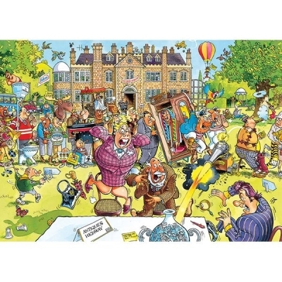 Casse-tête 1000 - Wasgij Original Retro 10, La chasse aux antiquités! | Casse-têtes