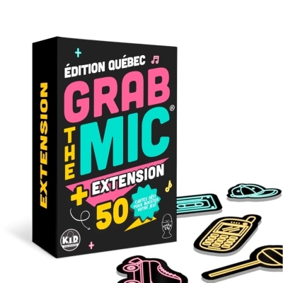 Jeu Grab the Mic - Extension (SEPTEMBRE 2026) | Jeux d'ambiance