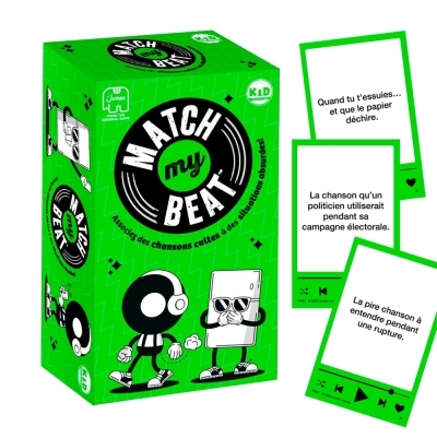 Match My Beat - Jeu de party musical - Version française (SEPTEMBRE 2026) | Jeux d'ambiance
