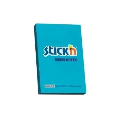 Feuillets adhésifs 100 feuilles 2x3 NÉON - Bleu | Papier,cahiers, tablettes, factures, post-it