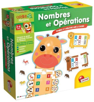 Carotte - Girafe nombres et opérations | Éveil aux mathématiques