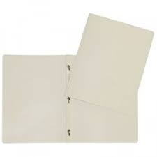 Duo Tang Format Lettre BLANC | Relieurs, Pochettes Duo Tang, planche a pince