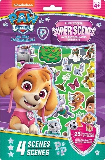 Super scenes - Pat'patrouille (filles) : avec autocollants en relief | 