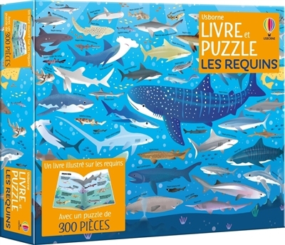 Les requins : Coffrets livre et puzzle : Dès 7 ans | Casse-têtes