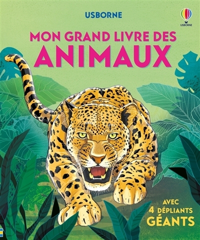 Mon grand livre des animaux : avec 4 dépliants géants | Maskell, Hazel (Auteur) | Fiorin, Fabiano (Illustrateur)