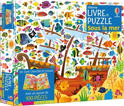 Sous la mer : Coffret livre et puzzle : Dès 5 ans | Casse-têtes