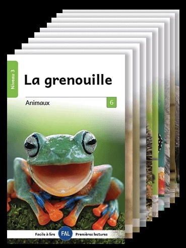 Animaux 3 – Série de 10 livres (COUVERTURE LAMINÉE) | Emmanuelle Champagne, Véronique Landry