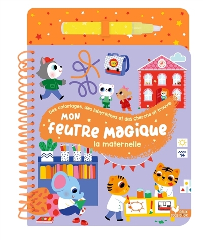 Mon feutre magique : La maternelle : avec feutre à réservoir d'eau | 