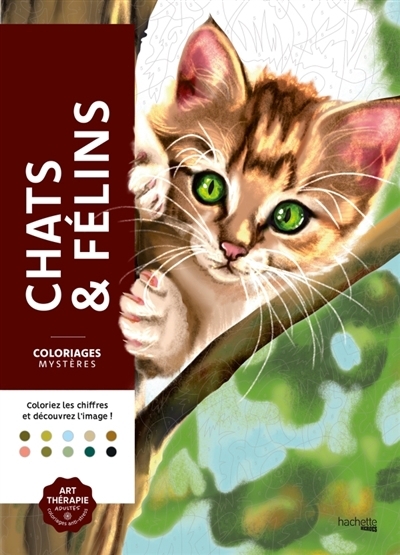 Coloriages mystères : Chats et félins | Sivignon, Capucine (Illustrateur)