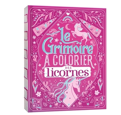 grimoire à colorier des licornes (Le) | Sileo, Cinzia (Illustrateur)