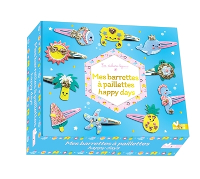 Mes barrettes à paillettes happy days | Bijoux et accessoires mode