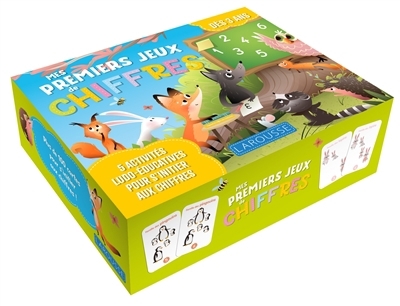 Mes premiers jeux de chiffres : 5 activités ludo-éducatives pour s'initier aux chiffres : dès 3 ans | Mathématique