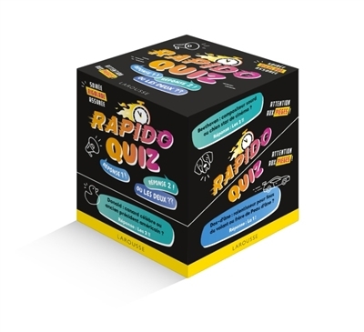 Rapido quiz | Jeux d'ambiance