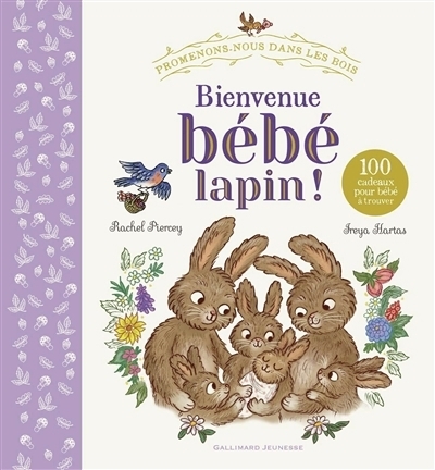 Bienvenue bébé lapin ! : 100 cadeaux pour bébé à trouver | Piercey, Rachel (Auteur) | Hartas, Freya (Illustrateur)