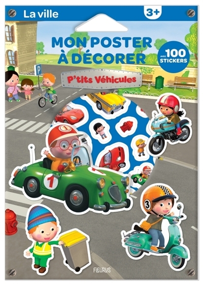 La ville : mon poster à décorer : avec 100 stickers | Nesme, Alexis (Illustrateur)