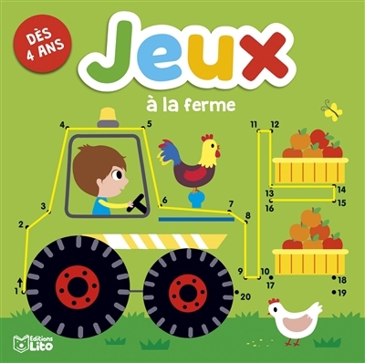 Jeux à la ferme | Follio-Vrel, Rozenn (Illustrateur)