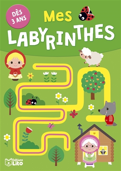 Mes labyrinthes : dès 3 ans | Follio-Vrel, Rozenn (Illustrateur)