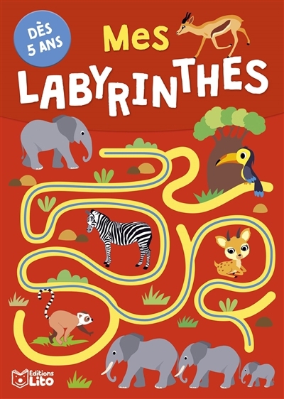 Mes labyrinthes : dès 5 ans | Follio-Vrel, Rozenn (Illustrateur)