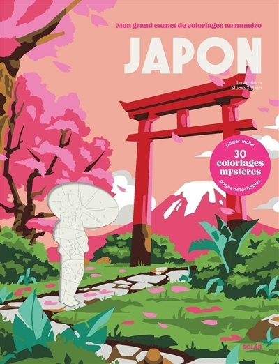 Coloriages au numéro : Japon | Xishan Studio (Illustrateur)
