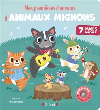 Mes premières chansons d'animaux mignons | Huang, Yuhsuan (Illustrateur)