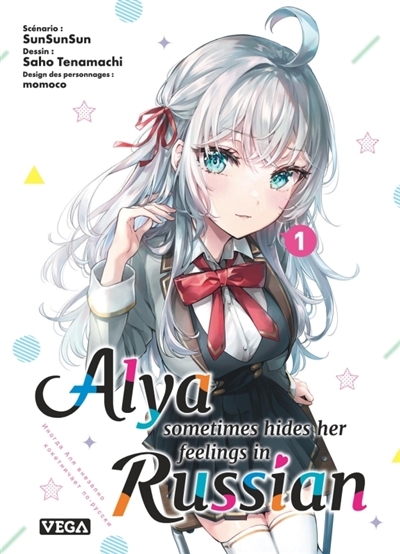 Alya sometimes hides her feelings in Russian T.01 | Sunsunsun (Auteur) | Tenamachi, Saho (Illustrateur) | Momoco (Illustrateur)