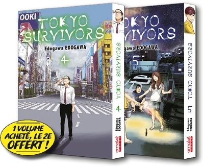 Tokyo survivors T.04 et T.05 (pack spécial) | Edogawa, Edogawa (Auteur)