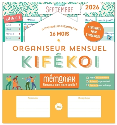 Kifékoi, organisateur Mémoniak 2026 : 16 mois, de septembre 2025 à décembre 2026 | 