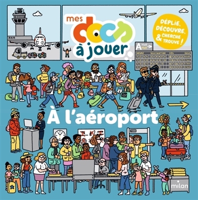 A l'aéroport | Redoulès, Stéphanie (Auteur) | Lallemand, Clémence (Illustrateur)
