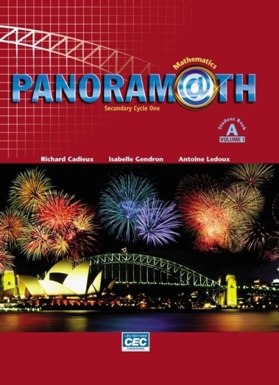 Panoramath - Student Book B (Secondary 2) - Volume 2 | Richard Cadieux, Isabelle Gendron, Antoine Ledoux