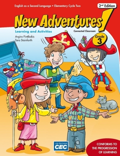 New adventures - Anglais langue seconde 3e année - Learning and Activities Book, 2nd Ed. 3 (Print version) | 