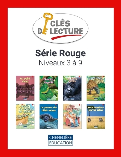 Clés de lecture - série rouge niveau 3 à 9 | Collectif