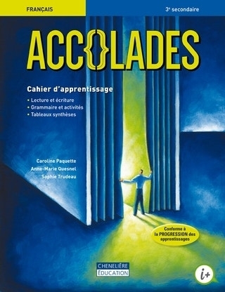 ACCOLADES 3e secondaire - COMBO Cahier d'apprentissage versions imprimée et numérique + activités int. - 1 a | 