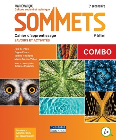 SOMMETS CST 2e Éd - 5e secondaire - COMBO - Cahier d'apprentissage versions imprimée et numérique + activités int. - 1 an | 