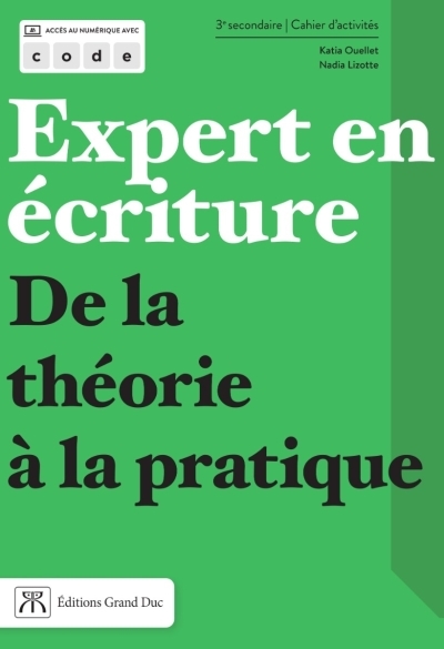 Expert en écriture - Français 3e secondaire - Cahier d'activités 3 (Version papier) | 